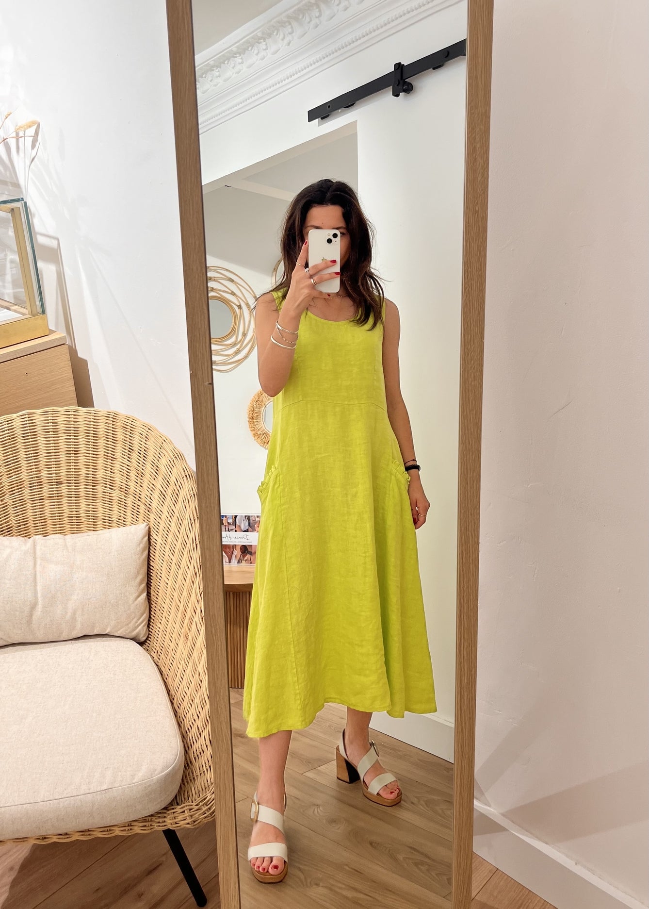 Robe courte laura POMME