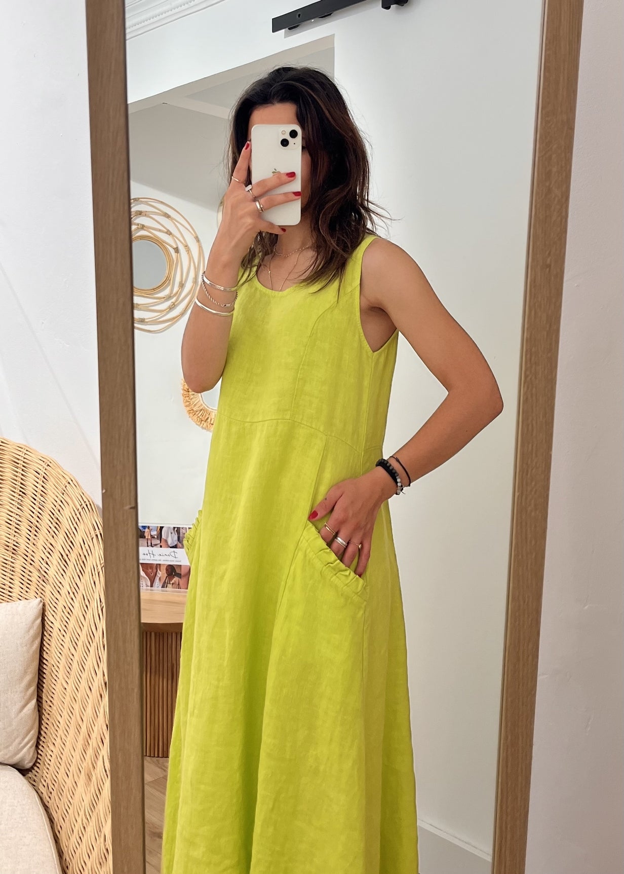 Robe courte laura POMME