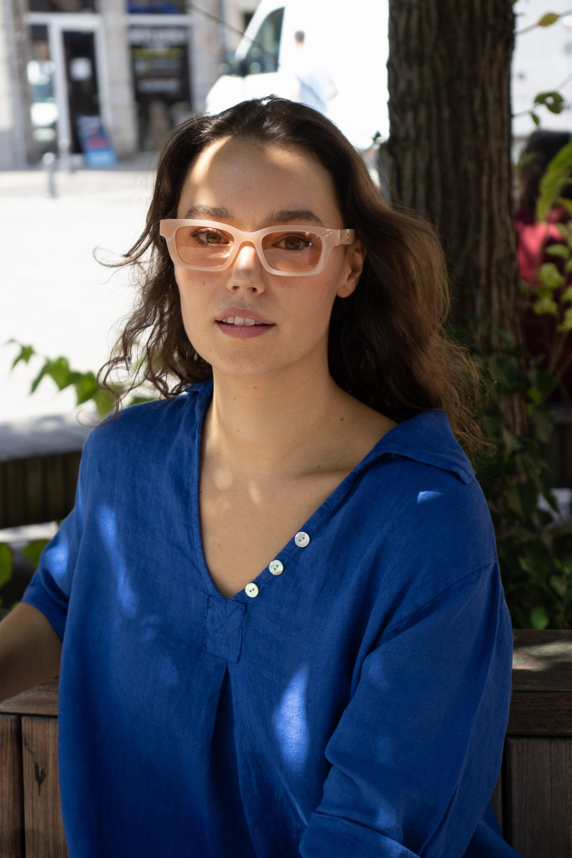 Robe courte lin Aglaé ROYAL