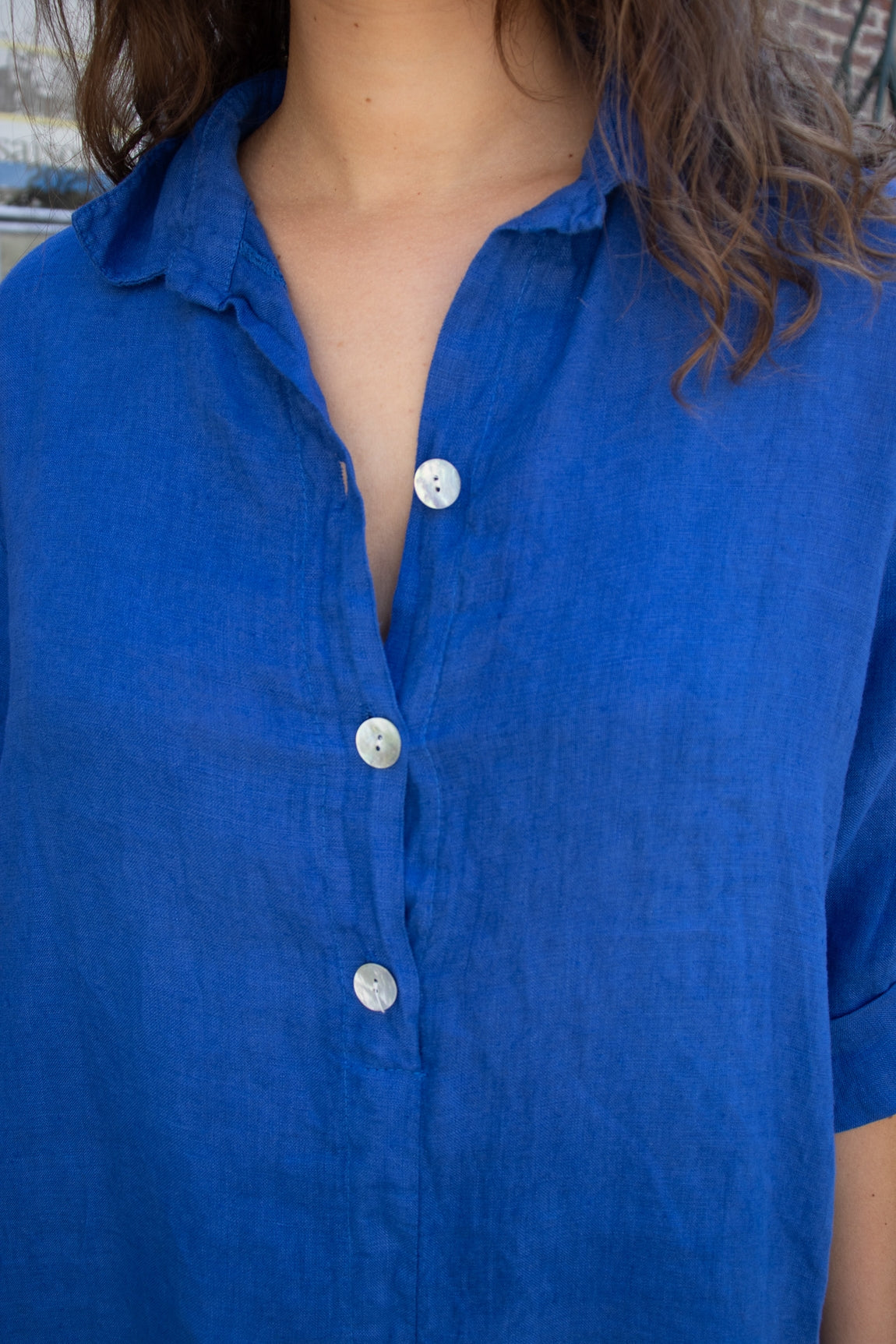 Robe longue en lin églantine ROYAL