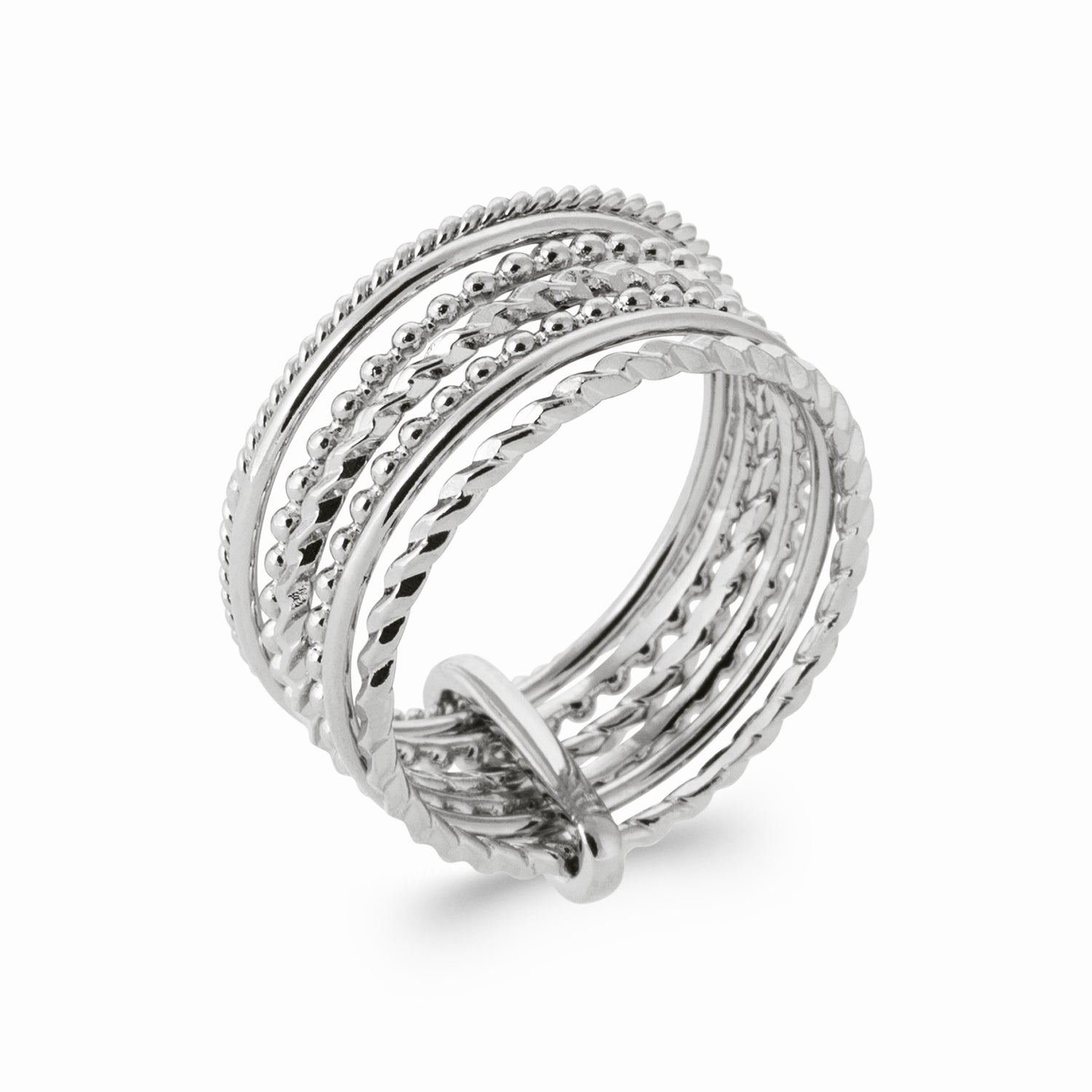 Semainier en argent rhodié