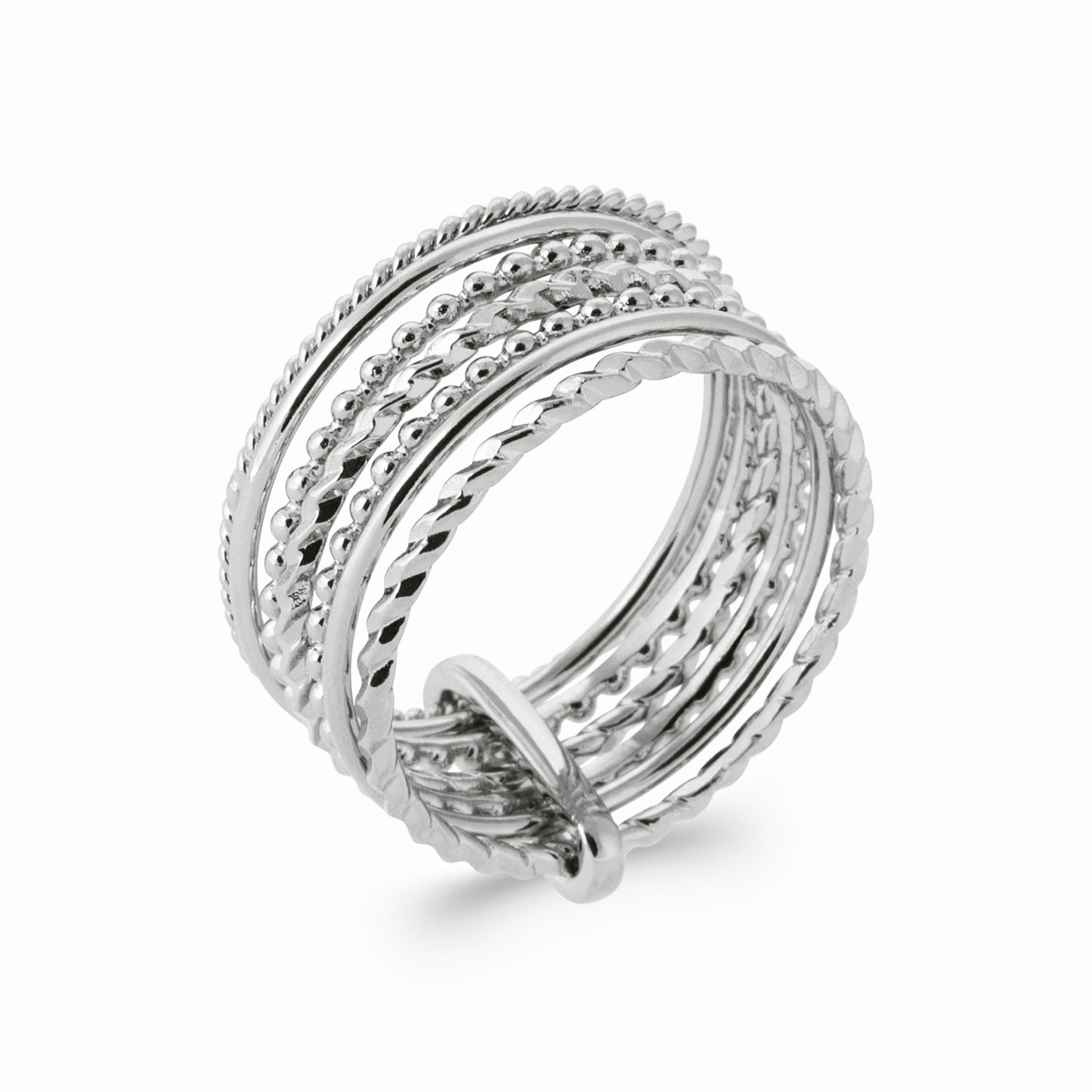 Semainier en argent rhodié