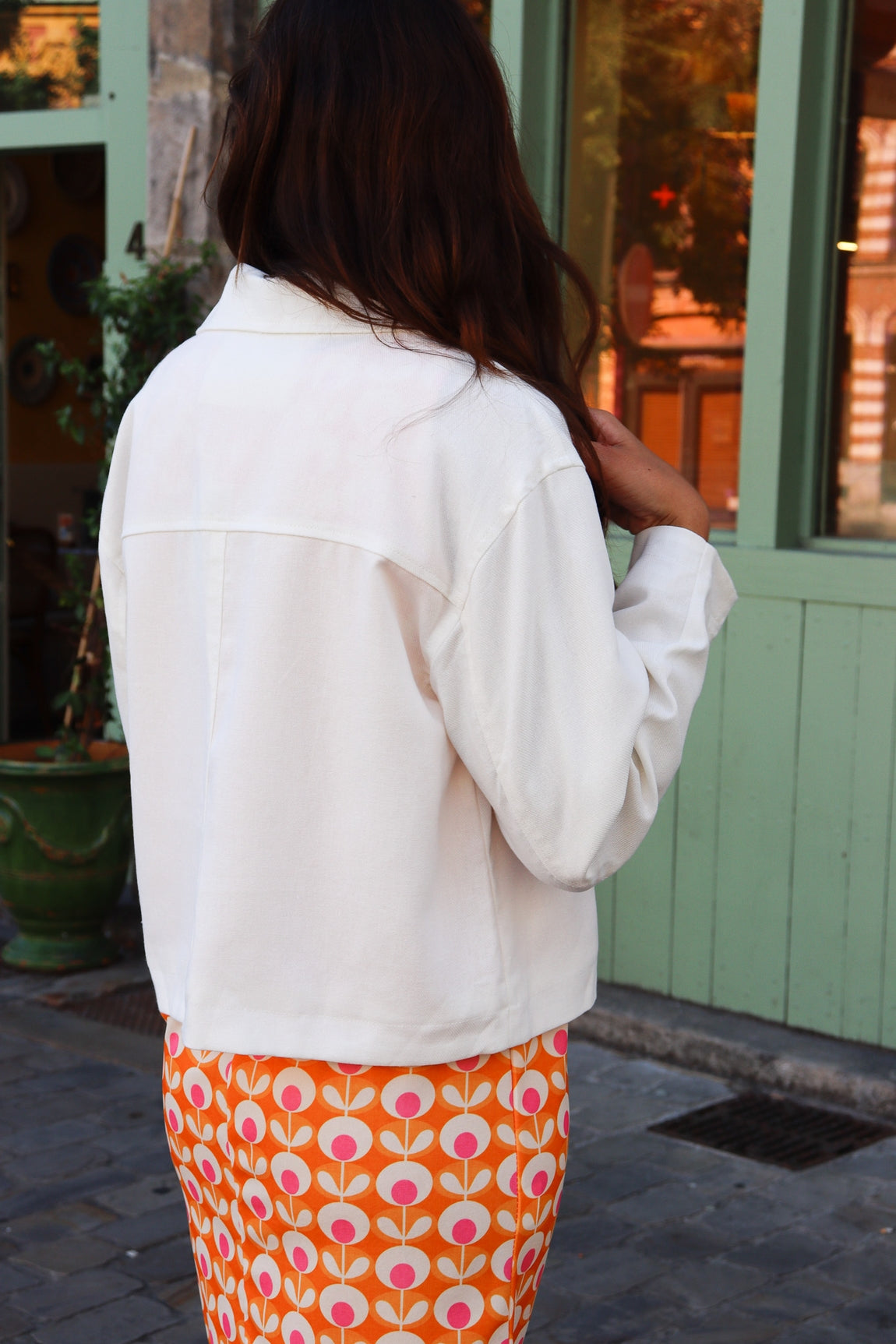 Veste courte Mila BLANC