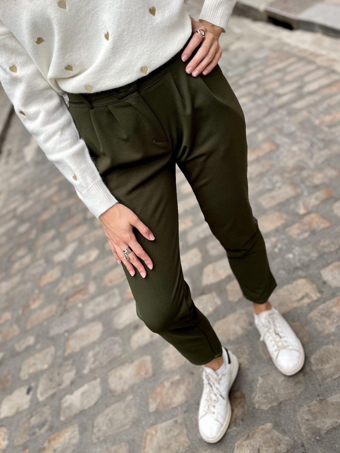 Pantalon fluide Barbara KAKI