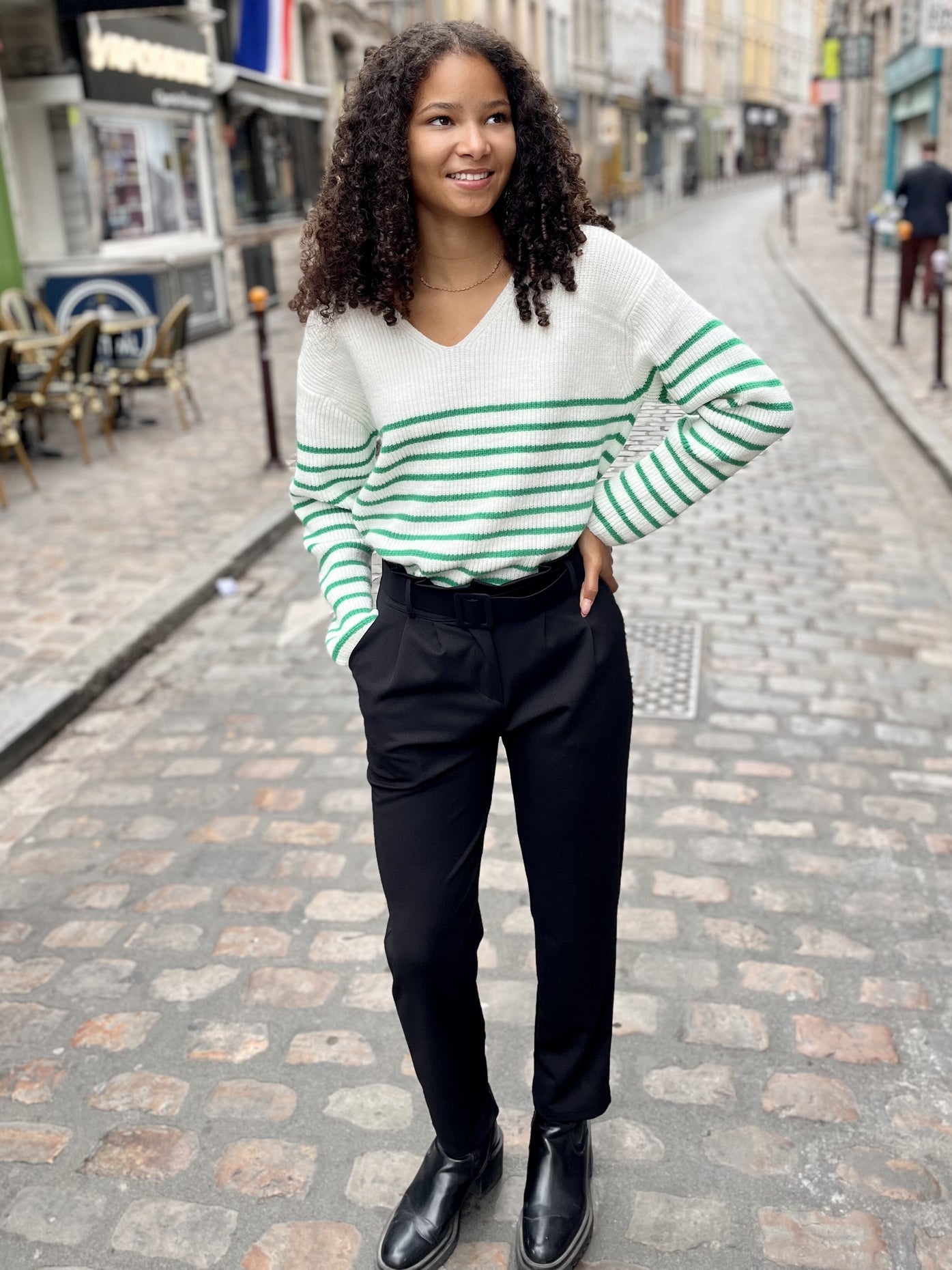 Pantalon fluide Barbara NOIR