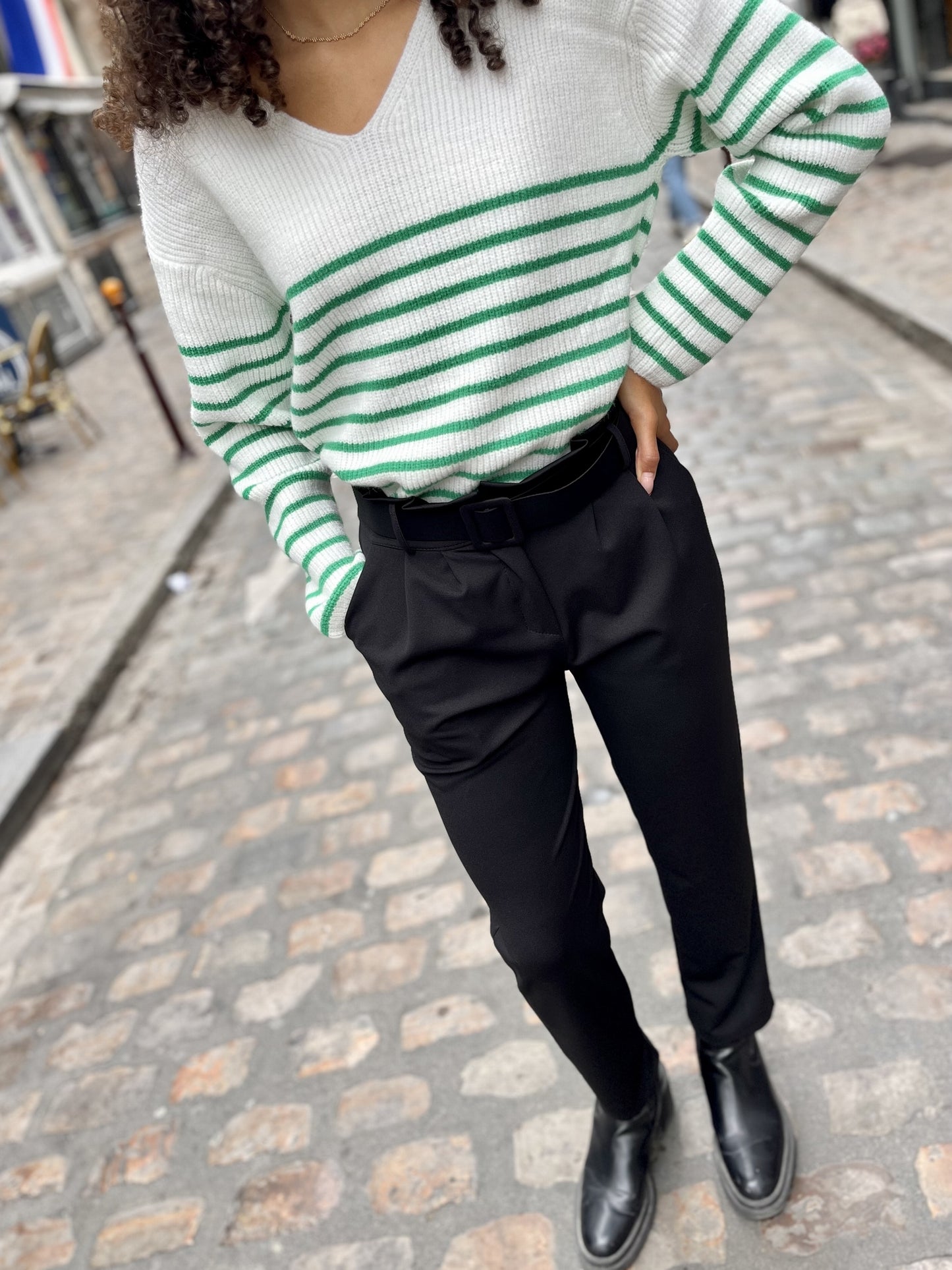 Pantalon fluide Barbara NOIR