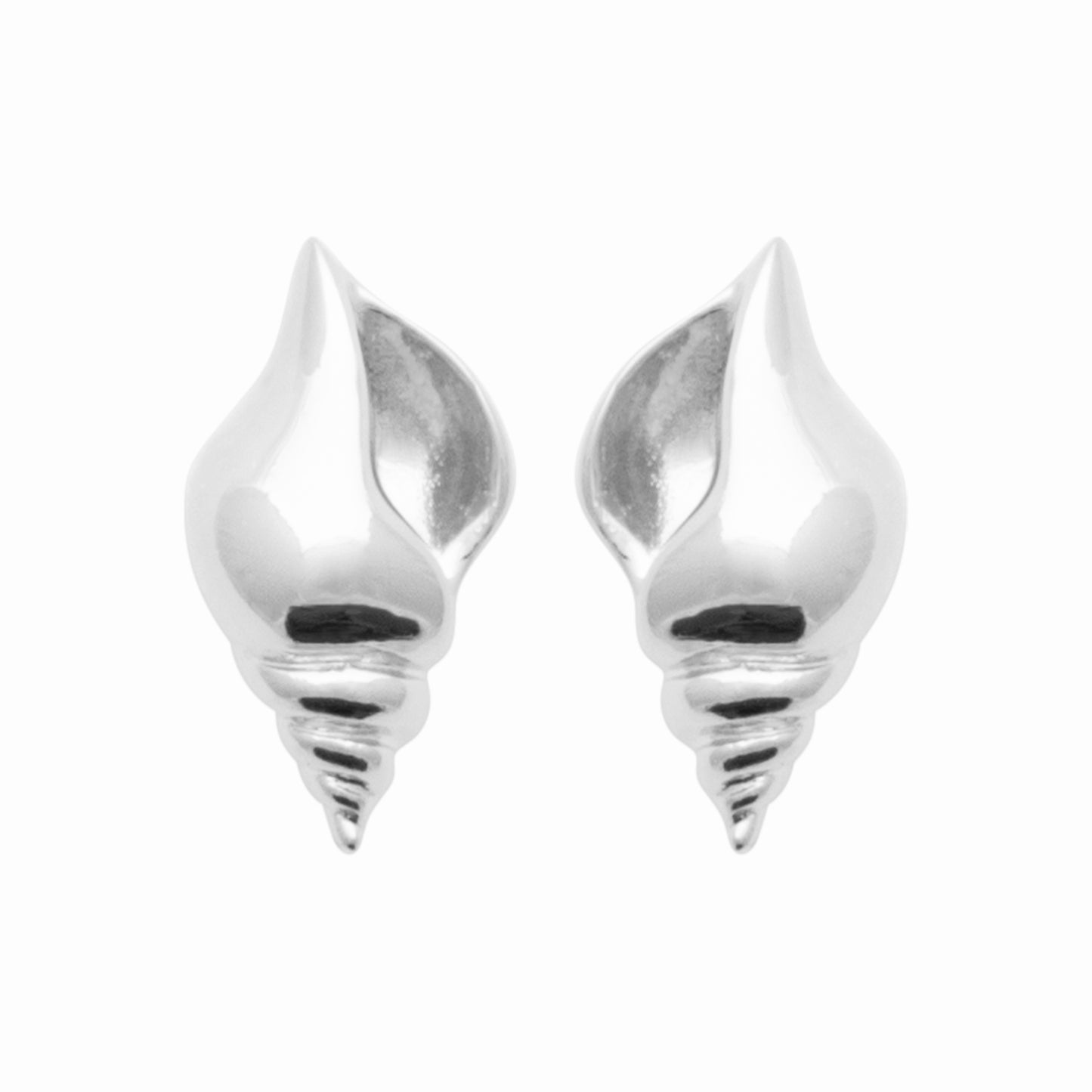 Puces argent rhodié