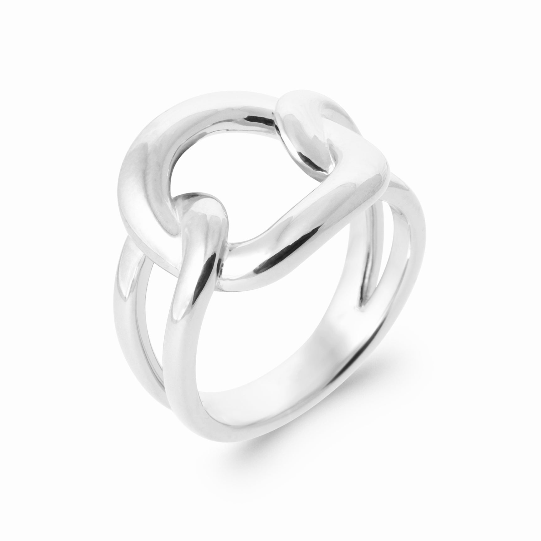 Bague argent rhodié 