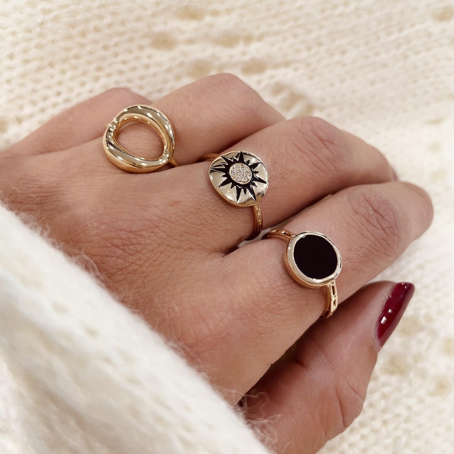 Bague plaqué or 