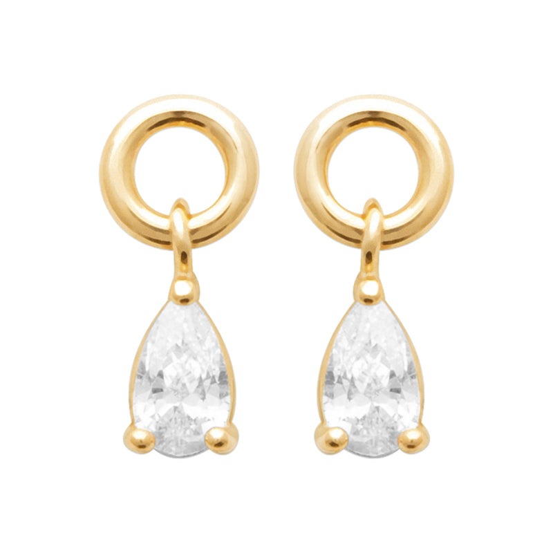Boucles d'oreilles plaqué or 
