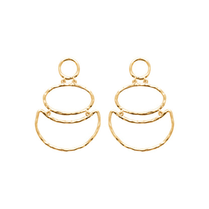 Boucles d'oreilles plaqué or 