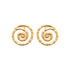 Boucles plaque or 