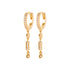 Boucles plaque or oz 