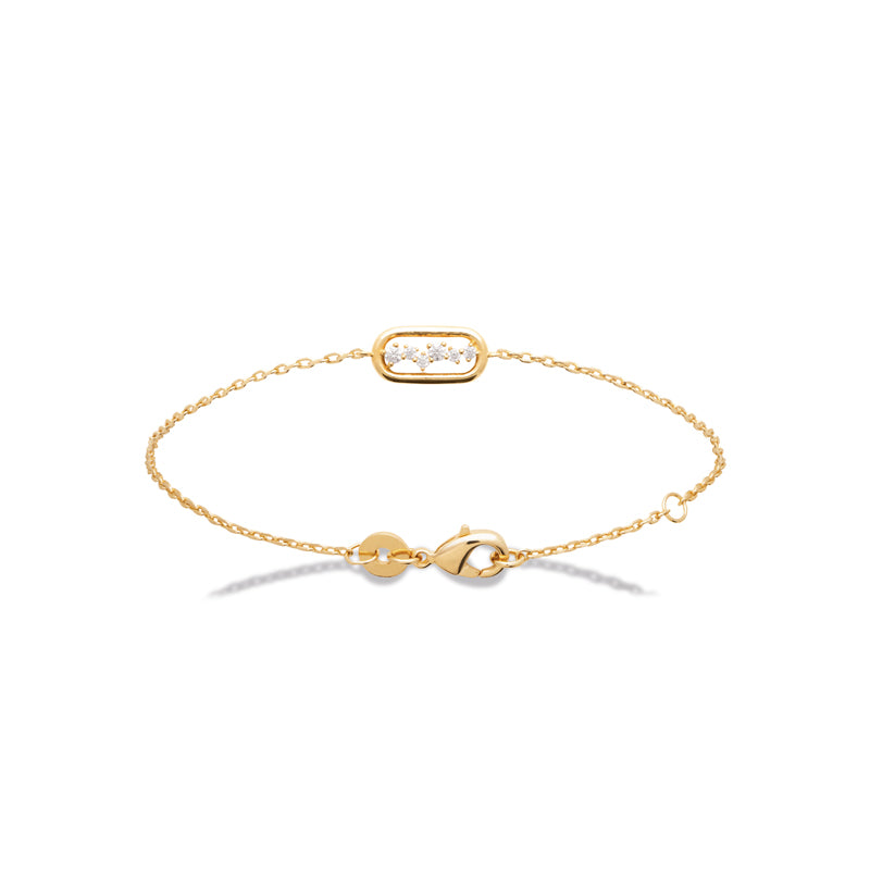 Bracelet plaqué or 