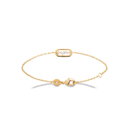 Bracelet plaqué or 