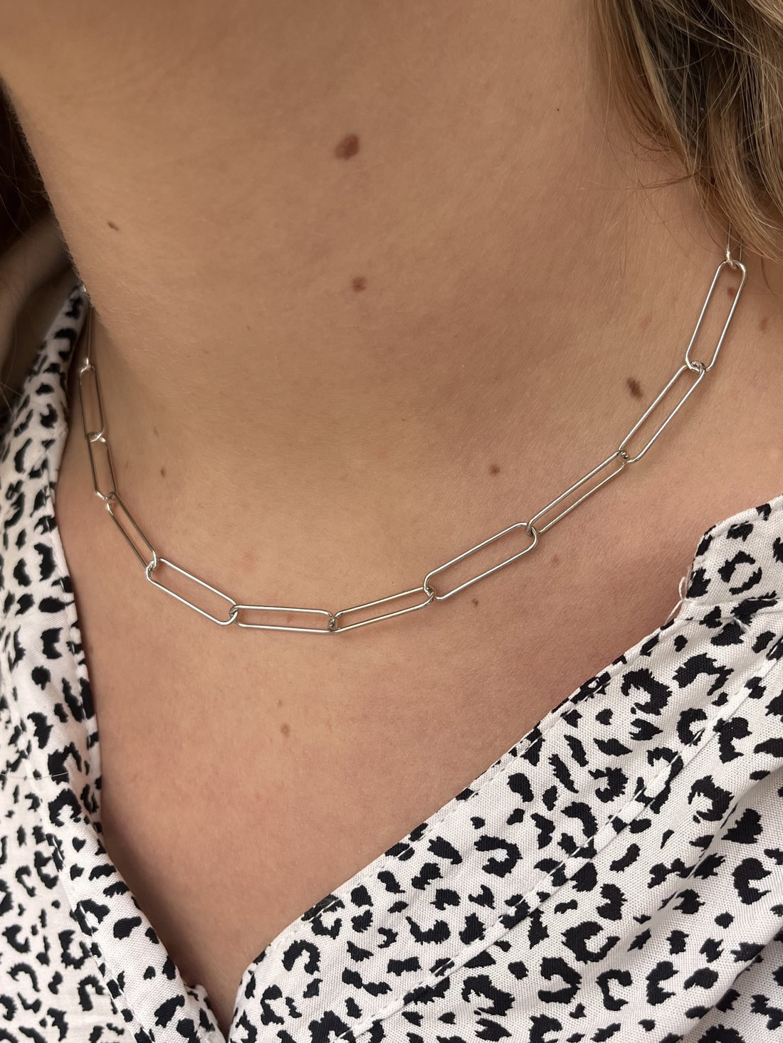 Collier argent 925 rhodié