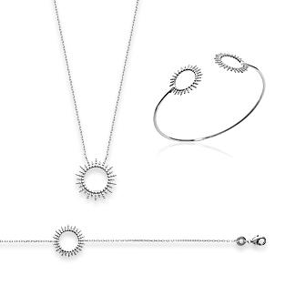 Collier argent rhodie 
