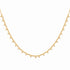 Collier plaqué or & perles 