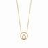 Collier plaqué or & pierre de lune 
