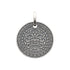 Amulette tribale argent gravée 