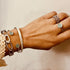 Bague argent rhodié 