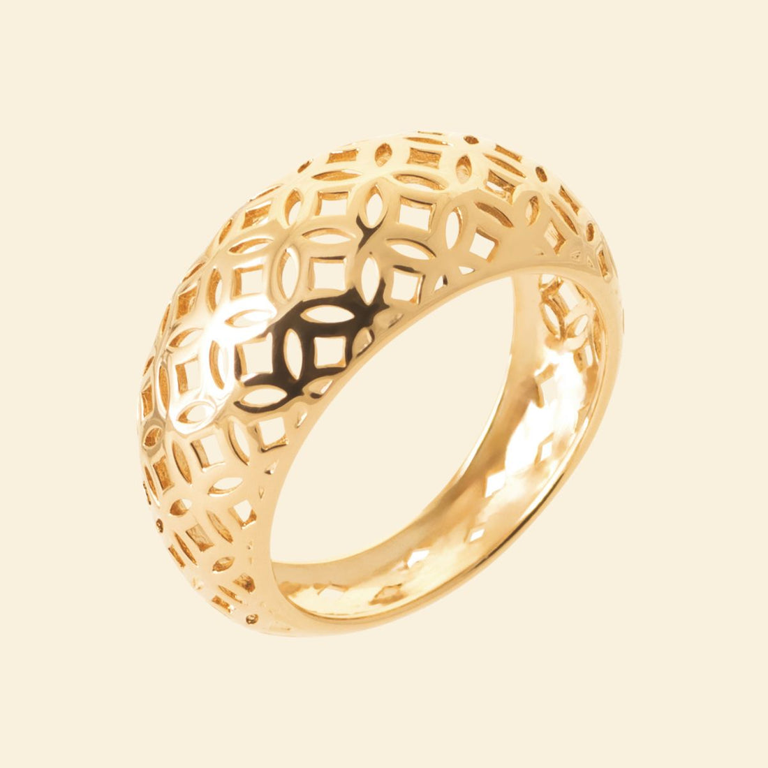 Bague fine plaqué or - brillants 