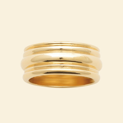 Bague fine plaqué or - brillants 