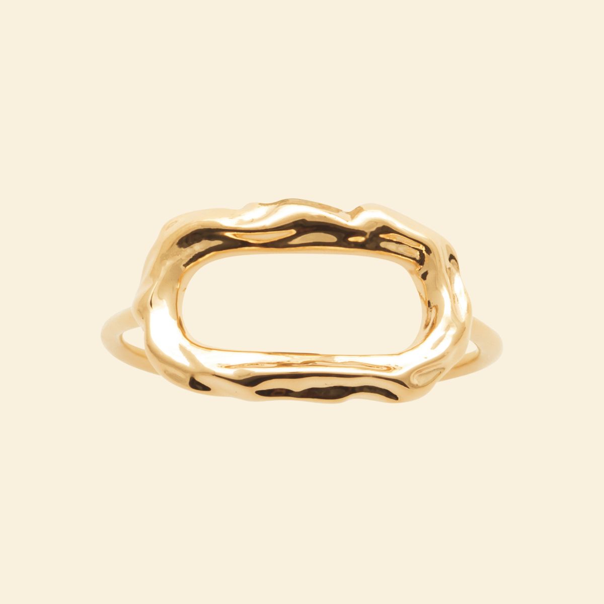 Bague fine plaqué or - brillants 