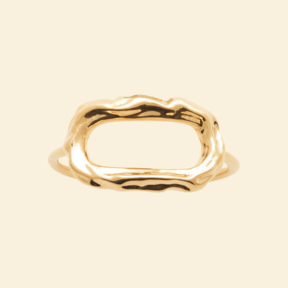 Bague fine plaqué or - brillants 