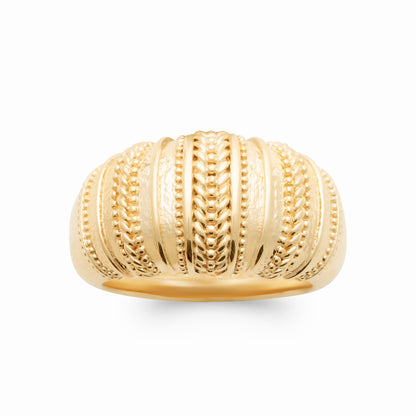 Bague jonc plaqué or 