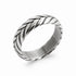 Bague travaillée argent 