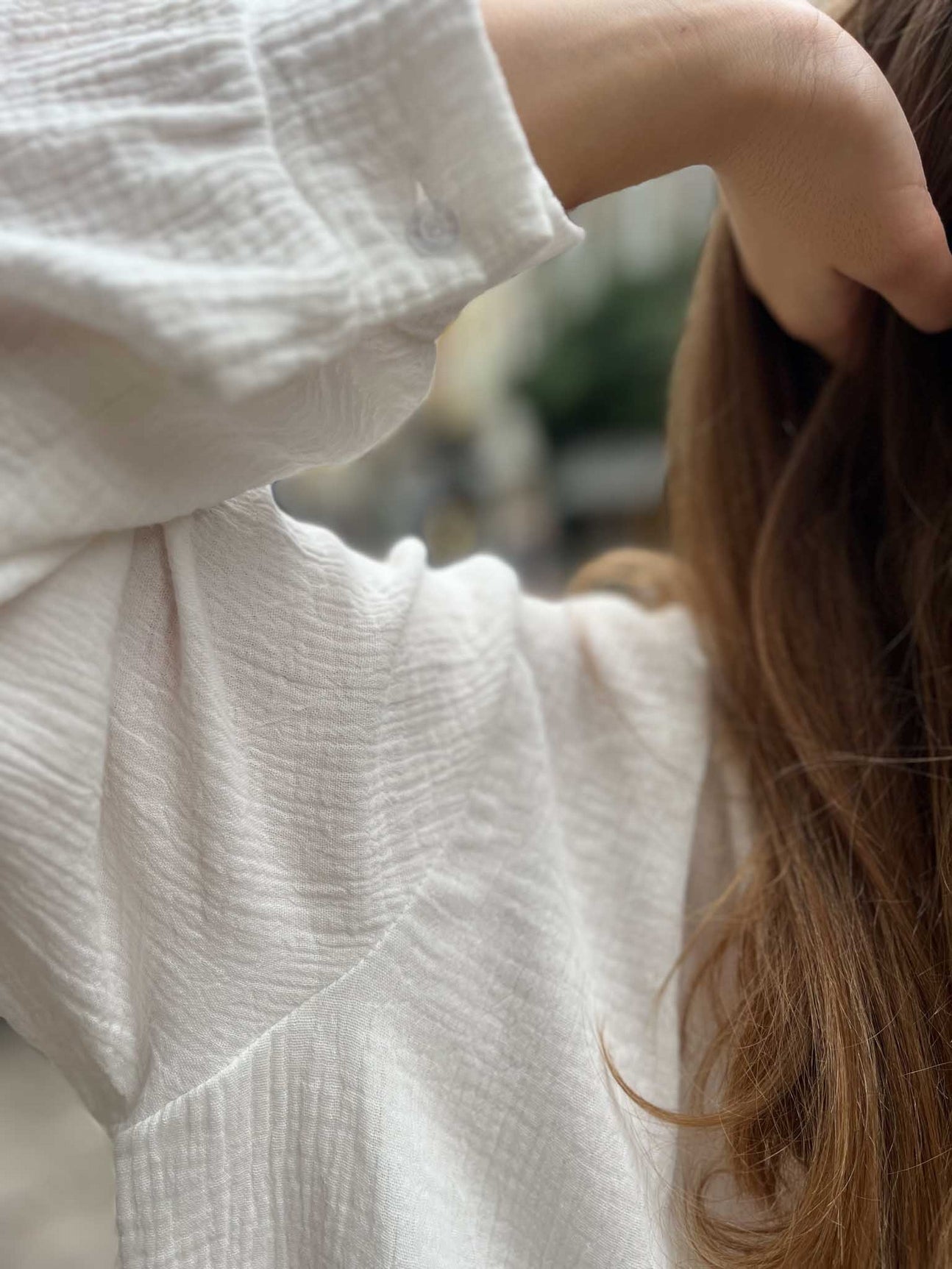 Blouse 100% coton Zélia BLANC