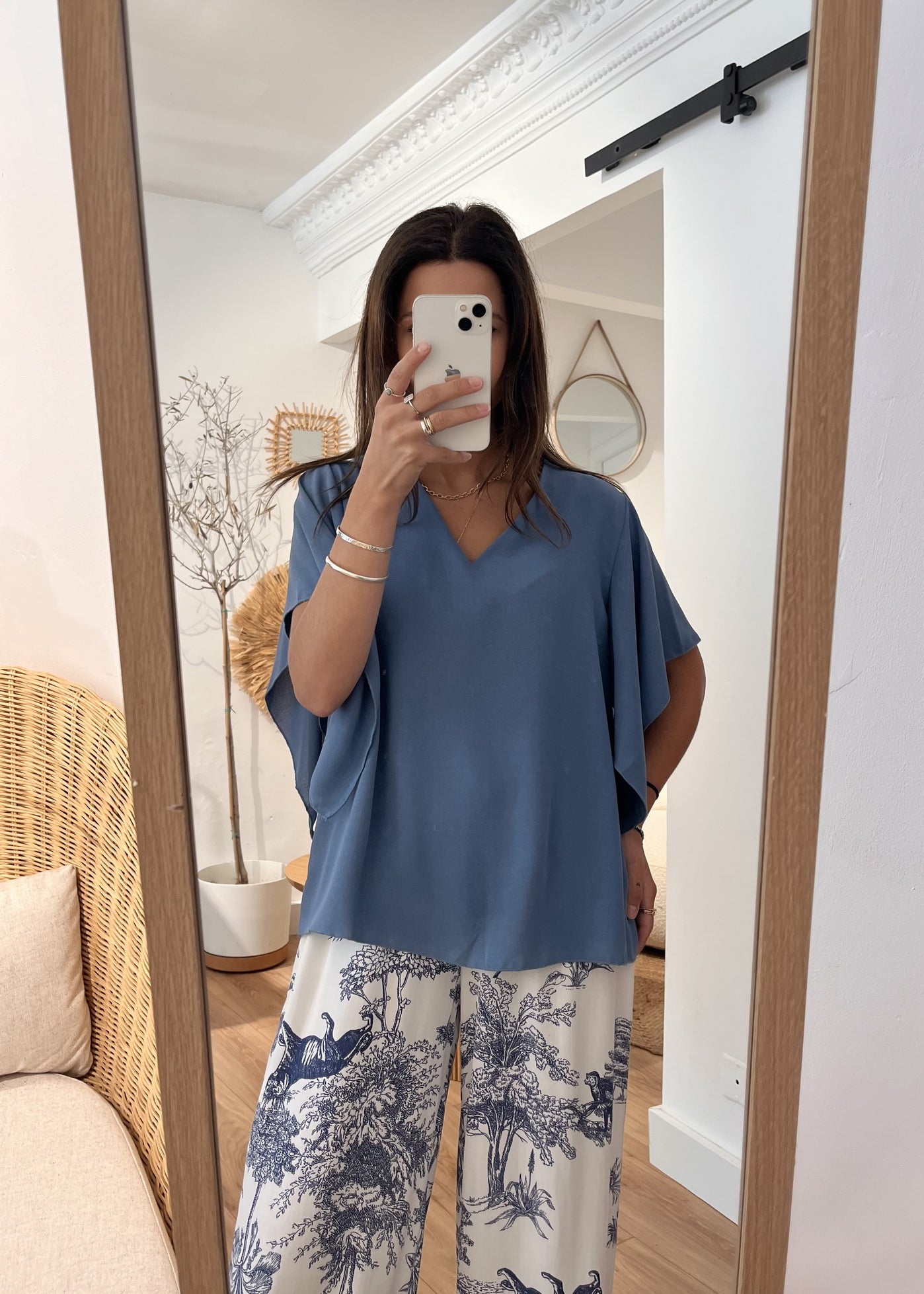 Blouse manches courtes tina JEAN
