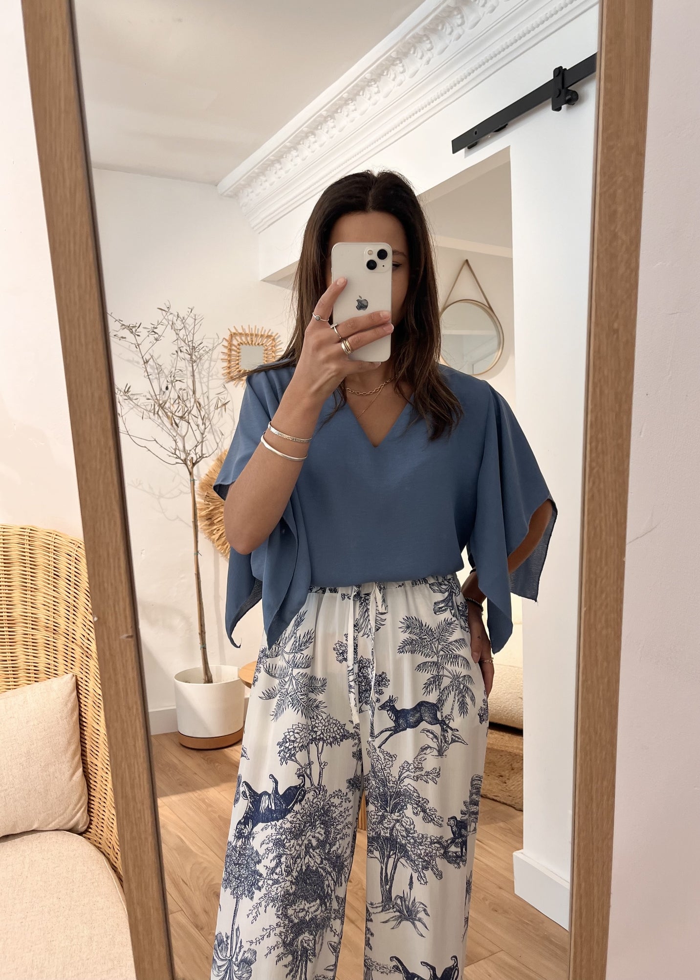 Blouse manches courtes tina JEAN