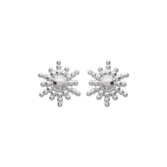 Boucle argent rhodié 