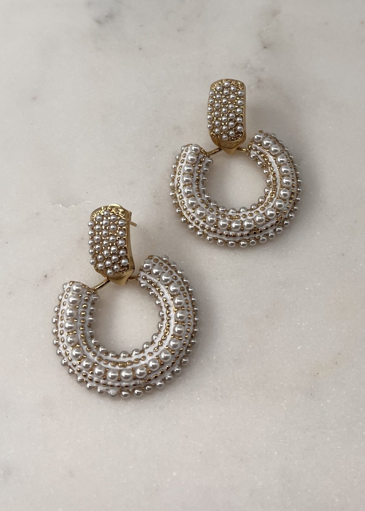 Boucles d'oreilles gala PERLE
