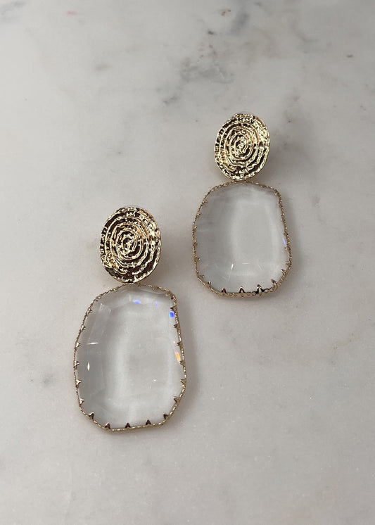 Boucles d'oreilles luce VERRE CRISTAL