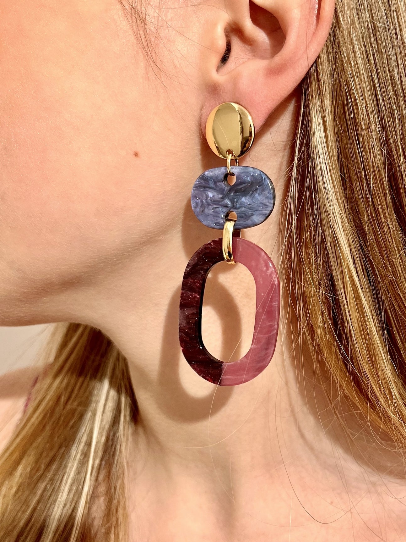 Boucles d'oreilles Paola VIOLET
