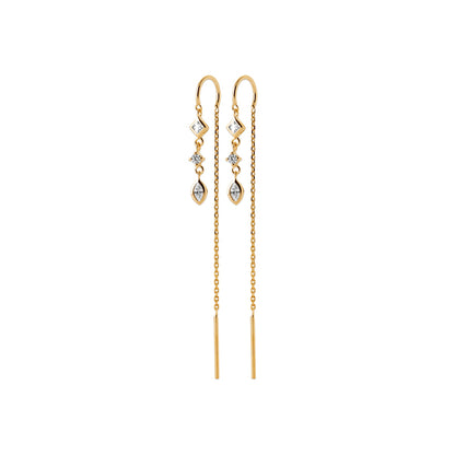 Boucles d'oreilles plaqué or 