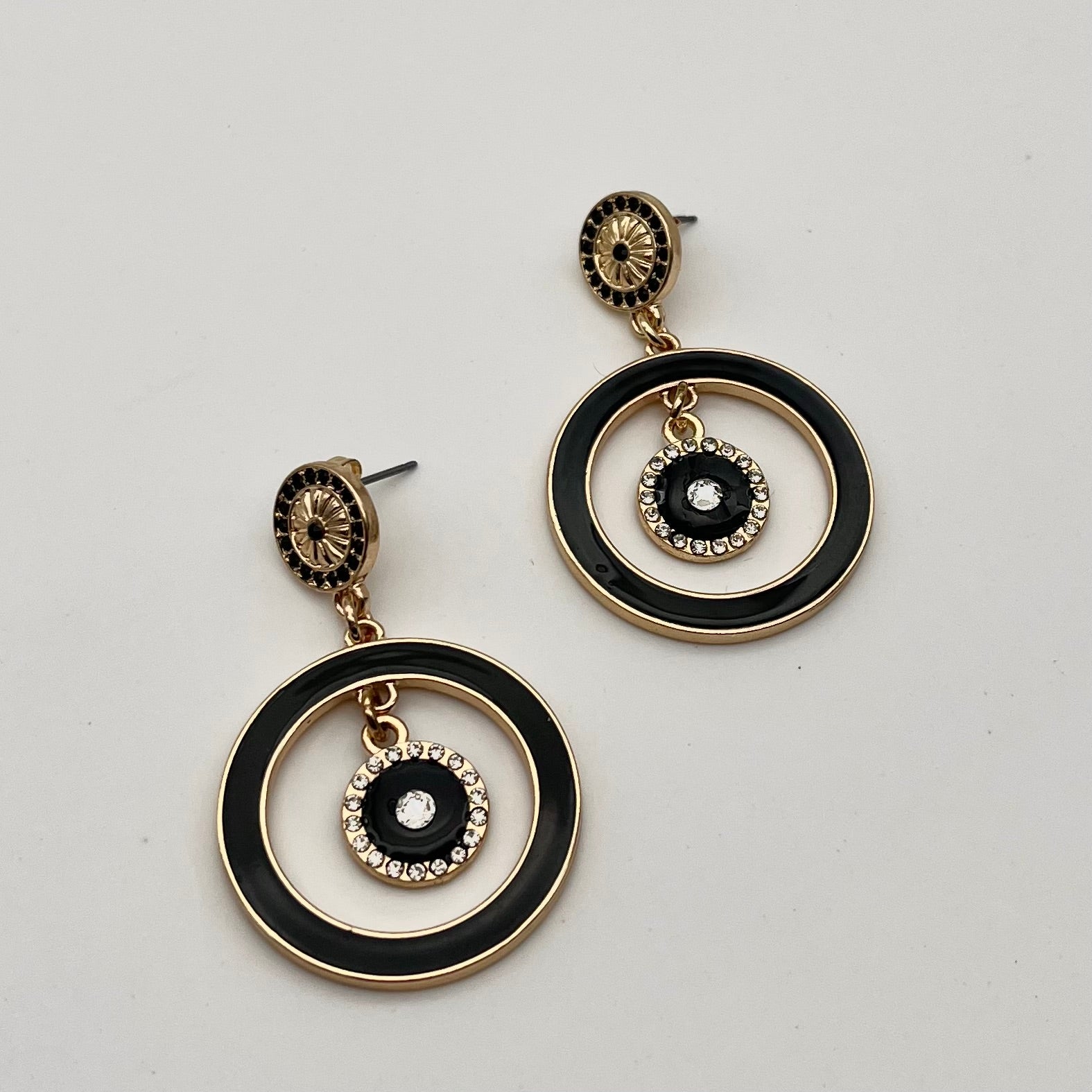 Boucles dorées Inesse NOIR
