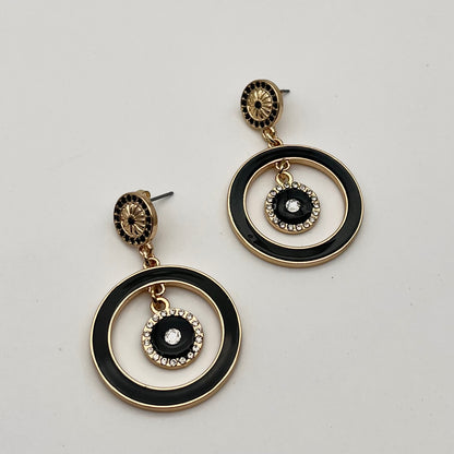 Boucles dorées Inesse NOIR