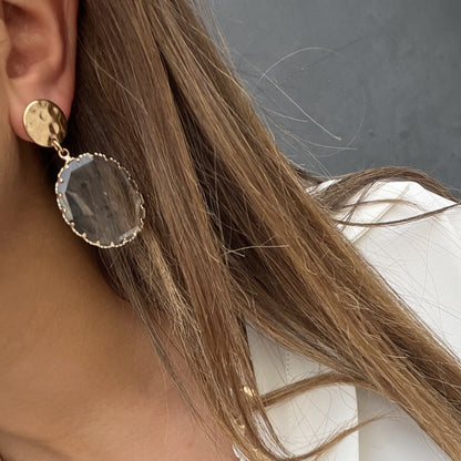 Boucles dorées Lucie CRISTAL