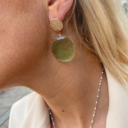 Boucles dorées Lucie VERT