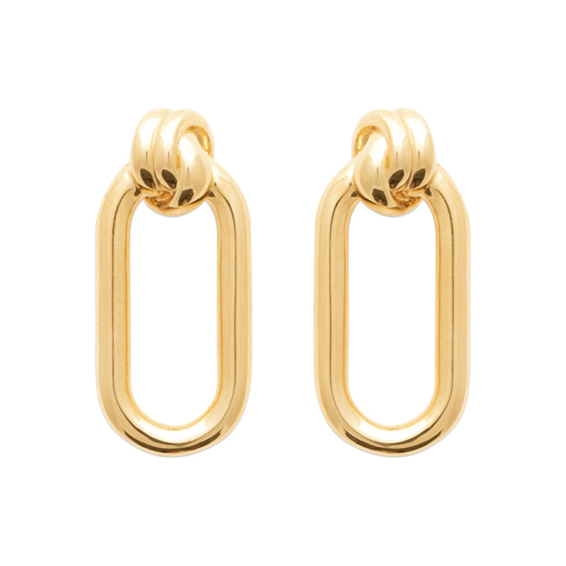 Boucles plaqué or 