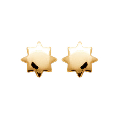 Boucles plaqué or 