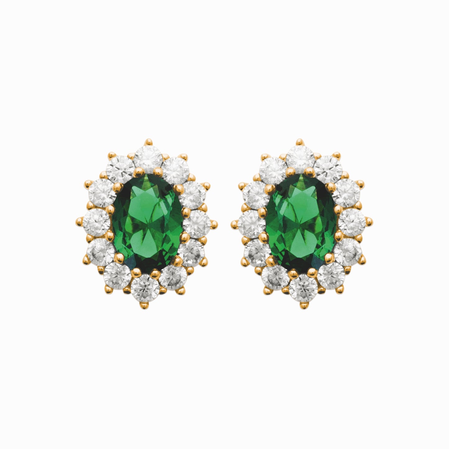 Boucles plaqué or 