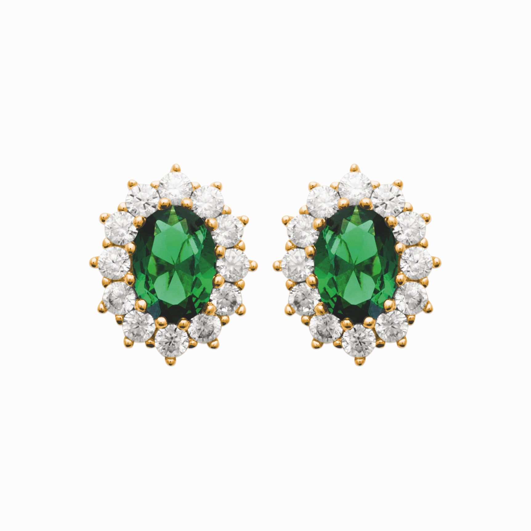 Boucles plaqué or 