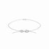 Bracelet argent rhodié - subtilité & éclat 