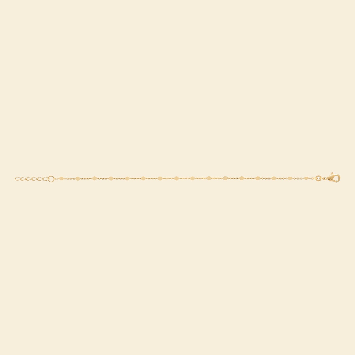 Bracelet chaine plaqué or 