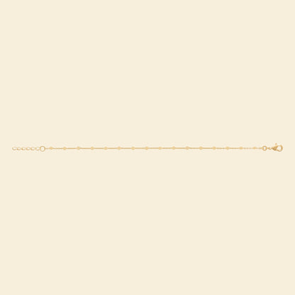 Bracelet chaine plaqué or 